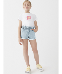 PANTALÓN CORTO NIÑA M. 96017 denim claro Street Monkey
