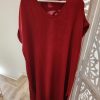 VESTIDO MIDI EN TONO BURDEO M.VE/BUR