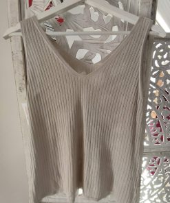 TOP DE PUNTO COLOR TOPO CON TIRANTES M.PT-TO