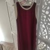VESTIDO MIDI ESTAMPADO FLORAL CON ESCOTE REDONDO M.RE-BU
