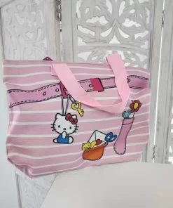 BOLSO PLAYERO CON DISEÑO DE HELLO KITTY M.HK2