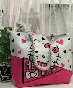 BOLSO DE PLAYA ESTAMPADO HELLO KITTY M.HE-2