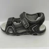 SANDALIA INFANTIL TIPO TREKKING CON DOBLE AJUSTE DE VELCRO M.400123 GRIS