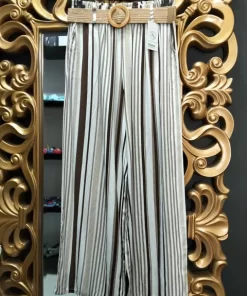 PANTALÓN ESTAMPADO RAYAS MARRONES Y BLANCAS M.EST-MARR