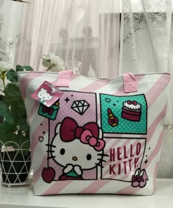 BOLSO DE PLAYA ESTAMPADO HELLO KITTY M.HE-1