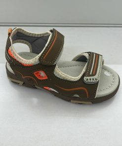 SANDALIA INFANTIL TIPO TREKKING CON DOBLE AJUSTE DE VELCRO M.J-6335 KHAKI