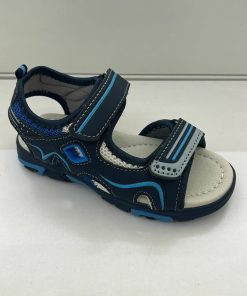 SANDALIA INFANTIL TIPO TREKKING CON DOBLE AJUSTE DE VELCRO M.J-6335 MARINO