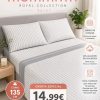 JUEGO DE SÁBANAS TELA 150CM M. PARMA GRIS MOMMATA 150CM