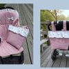 CONJUNTO COLCHONETA+BOLSO TALEGA M. 33700712 FLOR ROSA