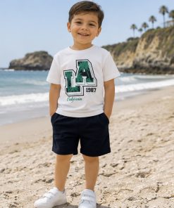 Conjunto niño M. LA california Verde LOLITAKIDS