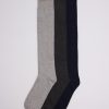 CALCETA ALTA MUJER 36-41 M. 12374 NEGRA Y COLORES SURTIDOS YSABEL MORA