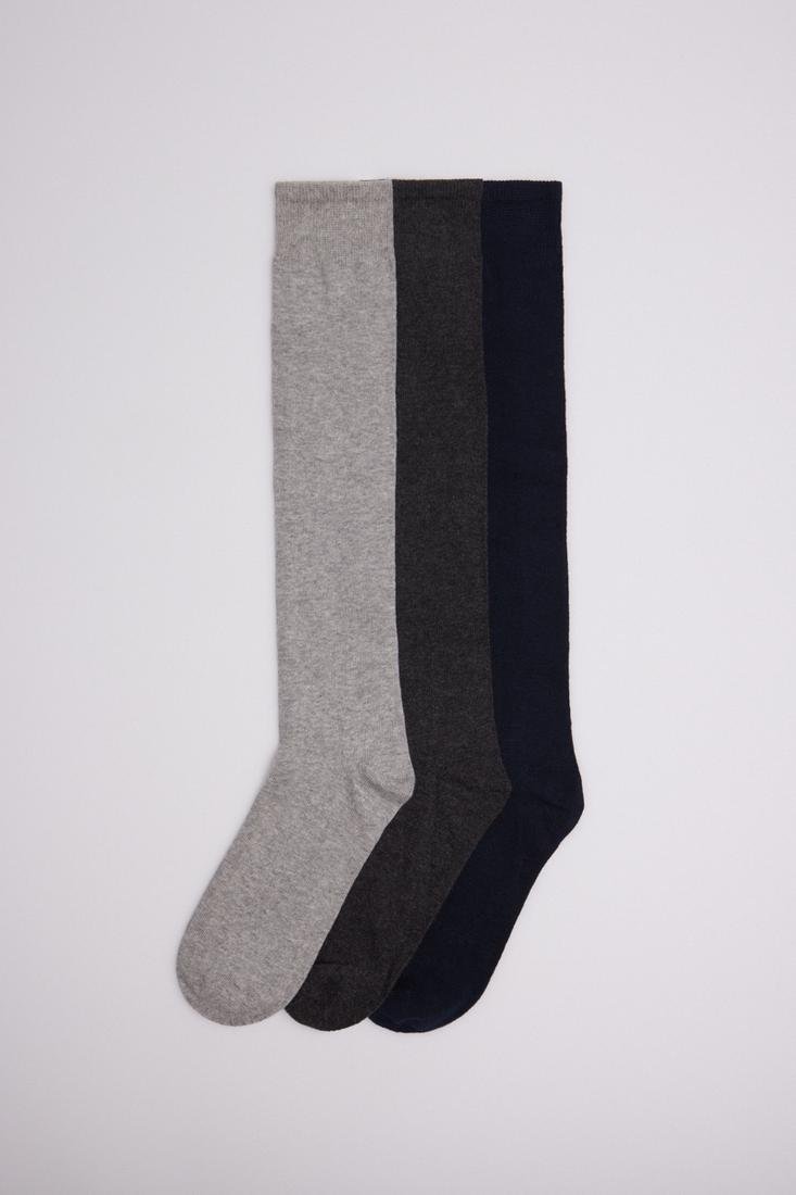 CALCETA ALTA MUJER 36-41 M. 12374 NEGRA Y COLORES SURTIDOS YSABEL MORA 1 Calceta alta mujer algodón de Ysabel Mora, con puño antipresión y puntera remallada a mano, en talla 36-41