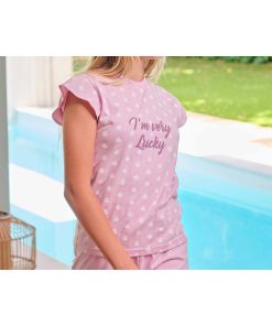 pijama corto juvenil algodon im very lucky de muslher 1