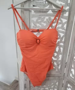 BAÑADOR SEÑORA NARANJA BRILLANTE M.40701/NB