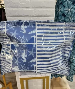 BOLSO DE PLAYA ESTAMPADO MARINERO AZUL M.MAR/AZU