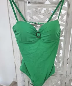 BAÑADOR SEÑORA VERDE BRILLANTE M.40701/VB