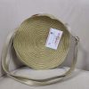 BOLSO CIRCULAR DE RAFIA PLATEADO M.BO-CO