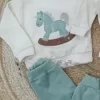 CHÁNDAL COMPLETO NIÑO M. CABALLO BORDADO ISABELLA