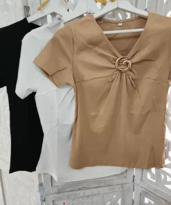 CAMISETA BLANCA CON BROCHE DORADO M.CM-BLANCA 5 754949032 1473966801412016 5159616225581924259 n