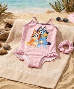 BAÑADOR M.BLUEY ROSA CORAZONES