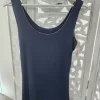 TOP DE TIRANTES AZUL MARINO CON UN SUTIL BRILLANTE M.TAM-SB