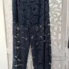 PANTALÓN BOMBACHO DE ENCAJE M.17-AZUL MARINO