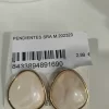 PENDIENTES CON PIEDRAS EN MARFIL M.58-FIL