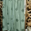 CONJUNTO DE DOS PIEZAS ESTAMPADO GEOMÉTRICO VERDE M.ESTA-GEO13