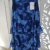 FALDA LARGA ESTAMPADO AZUL M.10-AZU