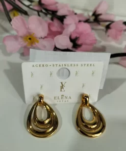 PENDIENTES ARGOLLAS DORADAS M.ARG-57