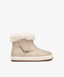 BOTAS BAREFOOT BEIGE DE PELO M.TESH520001 BEIGE DE CONGUITOS