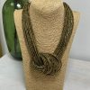 COLLAR LARGO DE PERLAS DORADAS M.PER-250