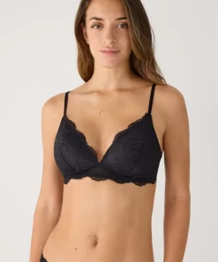 Sujetador sin aro con relleno negro COPA C M. 10845 NEGRO YSABEL MORA
