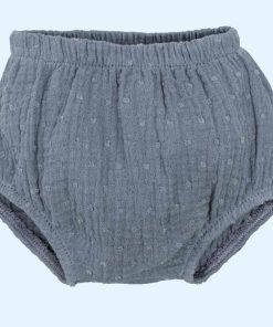 Pololo plumeti denim de algodón de Calamaro para niño y niña