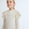 CAMISETA ESTILO BLUSA BEBÉ NIÑA M. 363033 CRUDO STREET MONKEY