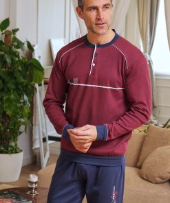 PIJAMA HOMBRE INTERLOCK ESTAMPADO SPORT M. 265623 MUSLHER