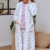 BATA MUJER LARGA ESTAMPADO FLORAL M. 268601 MUSLHER