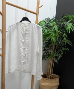 BLUSA ESTILO NAPOLEÓNICO BLANCA M.BNAP/BLA