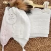 CONJUNTO GORRO+BUFANDA M. 25748 BLANCO  BEBEPUNT