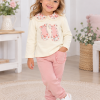 CONJUNTO CHÁNDAL CON CUELLO BLONDA M. BAILARINA FLOWERS TRAPITOS