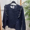 BLUSA VOLANTES NIDO ABEJA M. 8017 MARINO