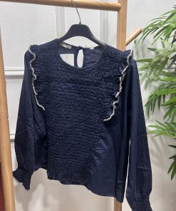 BLUSA VOLANTES NIDO ABEJA M. 8017 MARINO