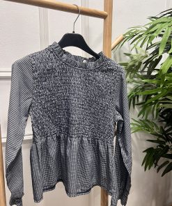 BLUSA VICHY NIDO ABEJA M. 206 MARINO