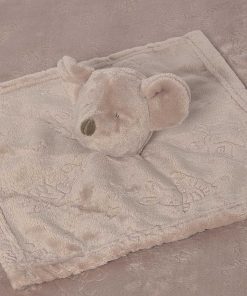 Manta con doudou bebé topo de Mayoral: manta y gugú a juego en un gris pardo para el paseo