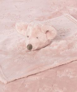 Set de manta y doudou nude de Mayoral, manta y muñeco de apego en el mismo tono para regalar