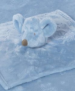 Manta y doudou bebé lluvia de Mayoral, con la manta y el gugú en el mismo color