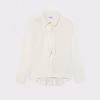 Blusa con corbata chica POPELIN M. 7120 NATA MAYORAL