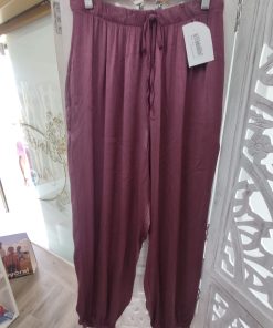 PANTALÓN BOMBACHO FANTASIA M. 2438 BERENJENA