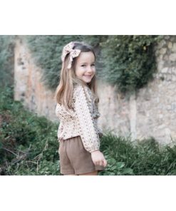 CONJUNTO FALDA NIÑA NOIA M. 11395 ARENA CALAMARO