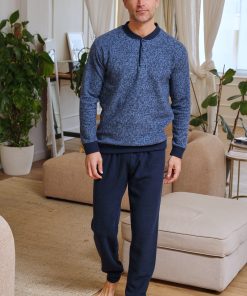 PIJAMA HOMBRE PUNTO MILANO CLASICO M. 265602 MUSLHER